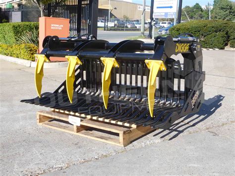 fork grapples skid steer|used skid steer grapple attachment.